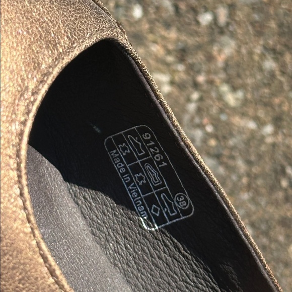 Joseph seibel Metallic Bronze Mary Jane Flats - Picture 4 of 7